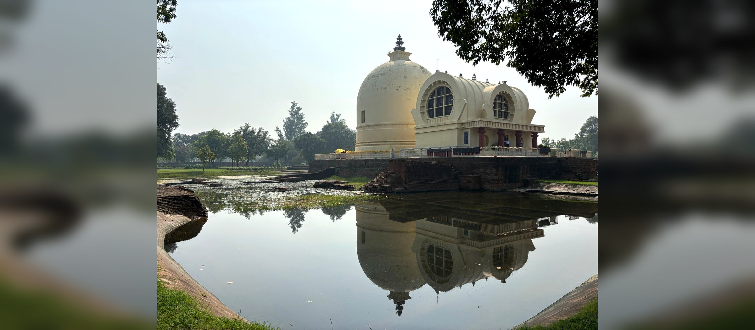 拘尸那羅涅槃塔晨光遠景